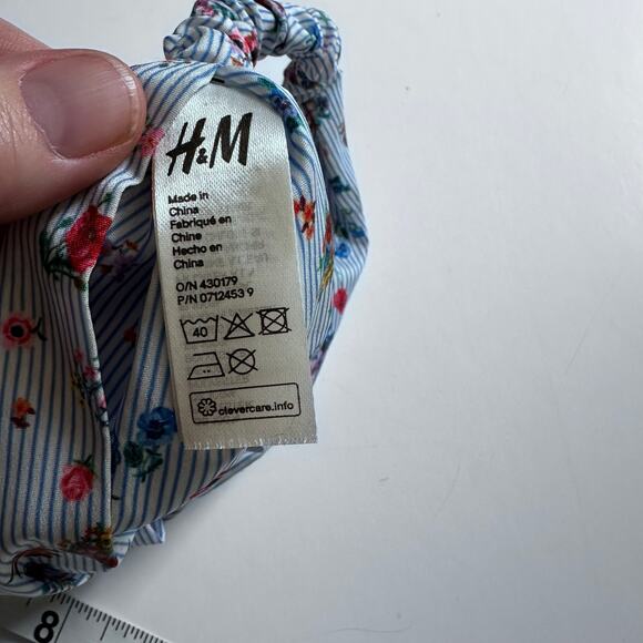 H&M PATTERNED SATIN HAIRBAND - Picture 2 of 5